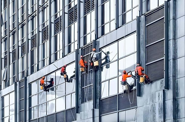 外墙清洗人员招聘_高薪诚聘外墙保洁工_包吃住待遇好